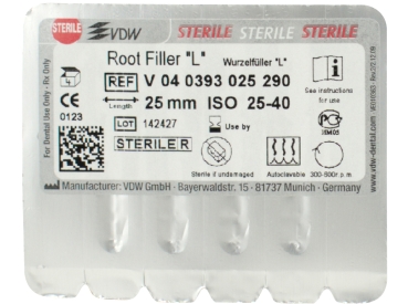 Root filler 93/ 25-40 25mm sterile 4pcs.
